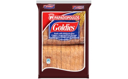 Пълнозърнести сухари Goldies 160гр.