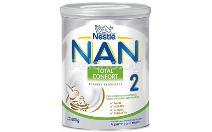 Нестле Нан - Nestle Nan Total Confort Адаптирано мляко за кърмачета 6+м 800гр