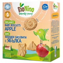 BioNino Био бебешки бисквити с ябълка 100гр