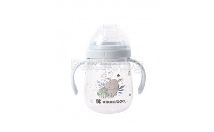 Kikka Boo чаша със силиконов накрайник Blue 240 мл