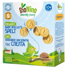 BioNino Био бебешки бисквити със спелта 100гр