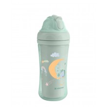 Kikka Boo чаша със силиконова сламка Moony me 