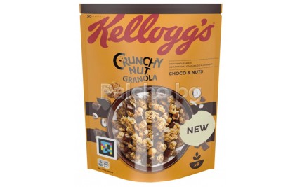 Гранола Kellogg's Шоколад и Ядки 300гр